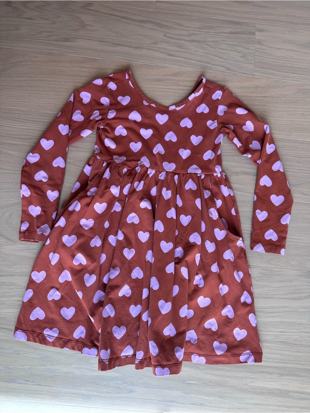 Hanna Andersson Dress with Pink Heart Print